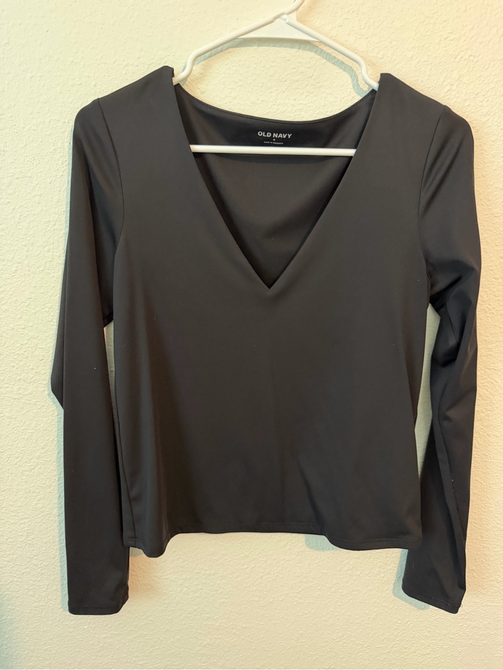 Black Long Sleeve Spandex Shirt